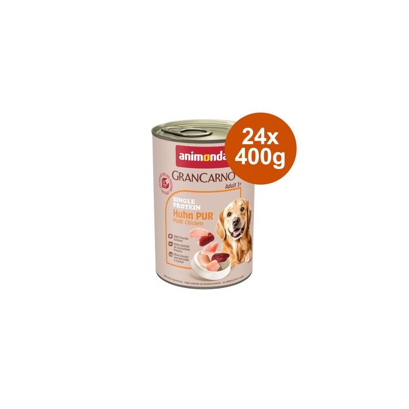 animonda GranCarno Adult Single Protein Hondenvoer 24 x 400 g