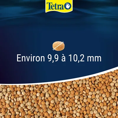 Tetra – croquettes rondes, diamètre indiqué : environ 9,9 à 10,2 mm