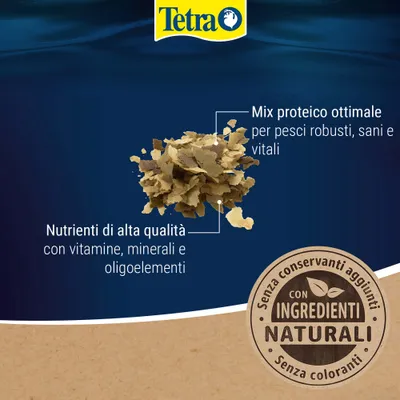 Tetra. Mix proteico ottimale per pesci robusti, sani e vitali. Nutrienti di alta qualità con vitamine, minerali e oligoelementi. Con ingredienti naturali, senza conservanti e coloranti. Tetra. Mix proteico ottimale per pesci robusti, sani e vitali. Nutrienti di alta qualità con vitamine, minerali e oligoelementi. Con ingredienti naturali, senza conservanti e coloranti.