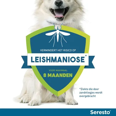 Seresto vlooien- en tekenband voor honden vanaf 8 kg