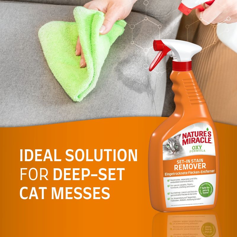 Nature's Miracle Set-In Vlekken- en geurverwijderaar voor katten