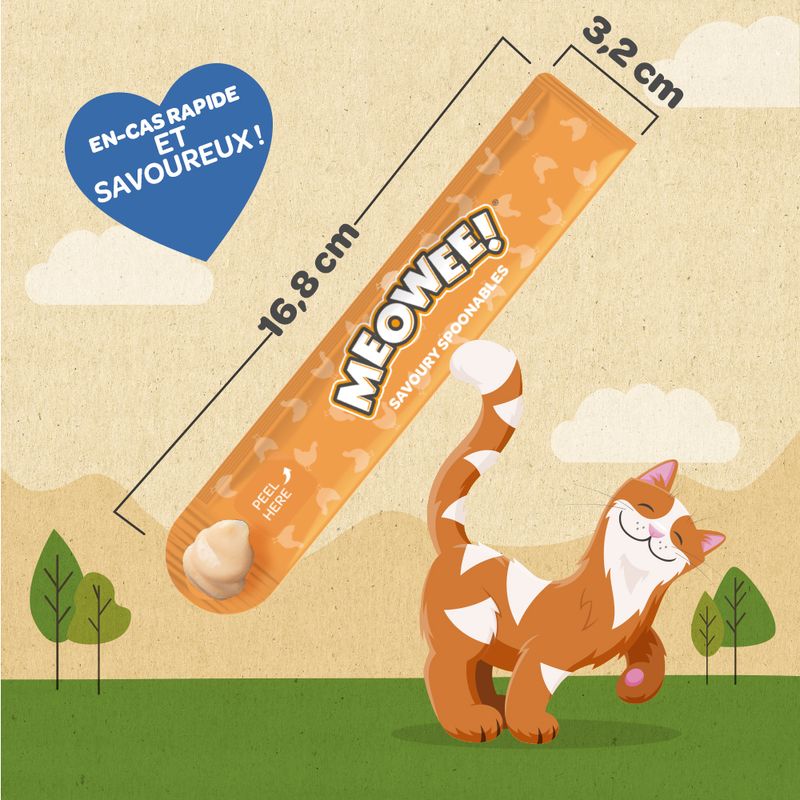 Meowee ! Spoonables Savoury 56 g