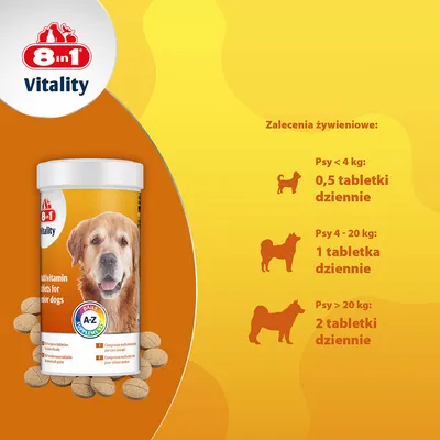 8in1 Vitality Senior, multiwitaminy w tabletkach