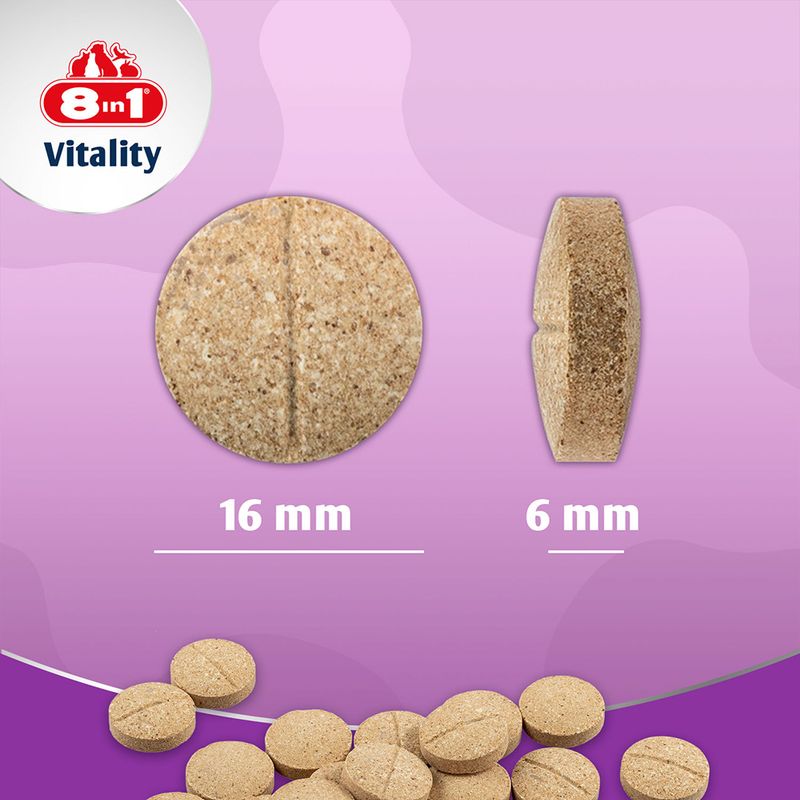 8in1 Vitality multiwitaminowe tabletki dla psów małych ras