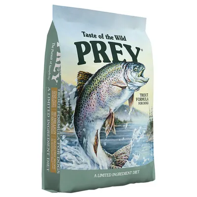 Taste of the Wild PREY Trout Formula for Dogs. A Limited Ingredient Diet.