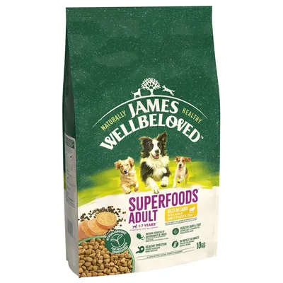 James Wellbeloved Adult Hypoallergenic Superfoods - Lamb with Potato & Chia