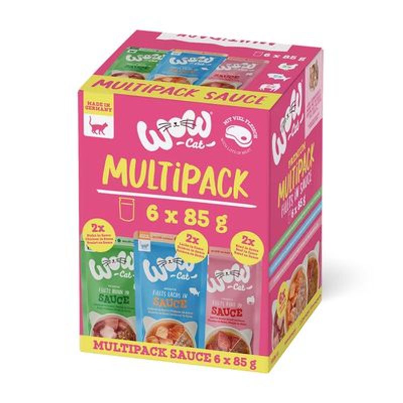 WOW Cat Filets in Saus 6 x 85 g