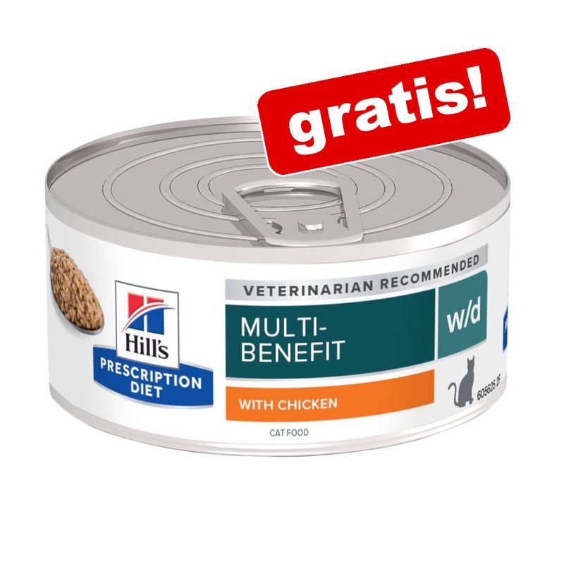 156 g Hill's Prescription Diet w/d Multi-Benefit met kip
