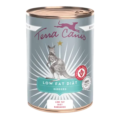 Terra Canis Low Fat Dieetti Kenguru, viljaton, 100 % ihmislaatuinen, Low Fat Diet Kangaroo. Terra Canis Low Fat Dieetti Kenguru, viljaton, 100 % ihmislaatuinen, Low Fat Diet Kangaroo.