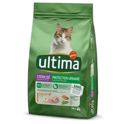 7,5 kg/10 kg Ultima száraztáp + 4 x 70 g/8 x 85 g Ultima nedvestáp ingyen!