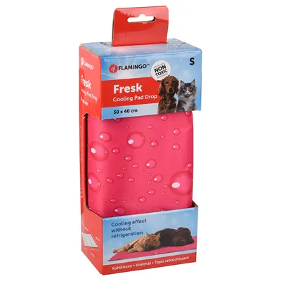 Flamingo Kühlpad Fresk Drop, fuchsia - L 50 x B 40 cm (Größe S)