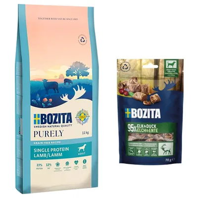 Bozita Purely Grain Free pienso + 2 x 70 g Bozita Meaty Bites ¡gratis!