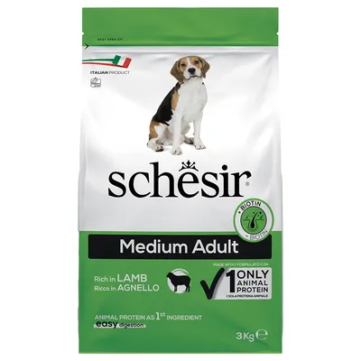 Schesir Dog Medium Adult s janjetinom