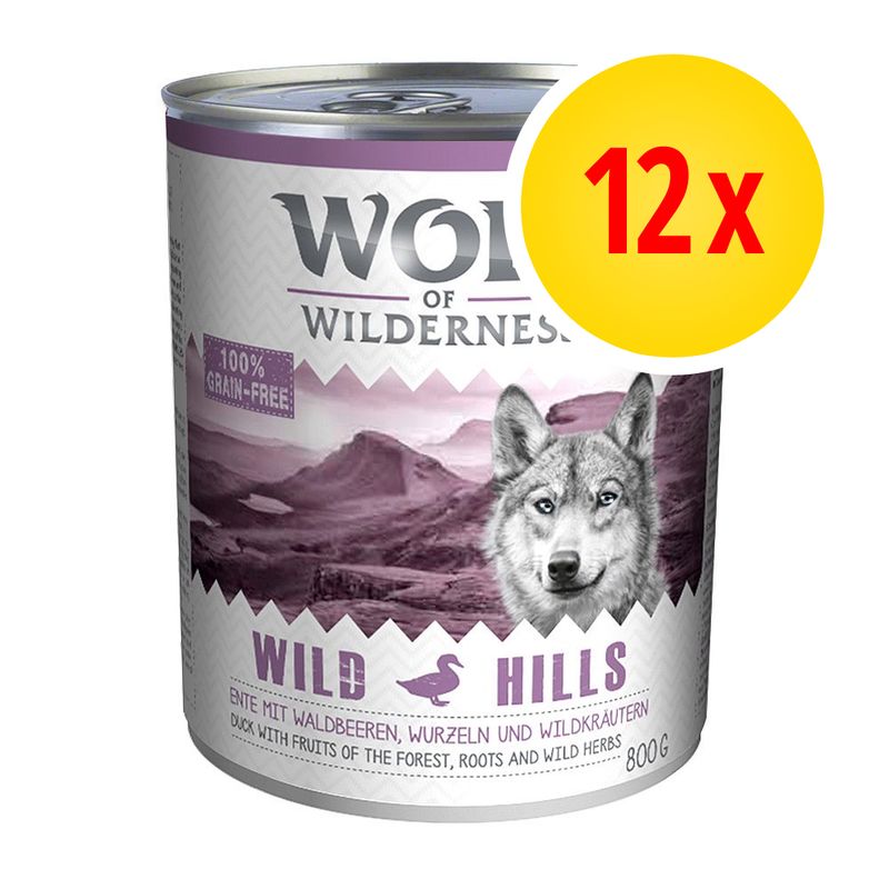 Sparpaket: Wolf of Wilderness Adult 12 x 800 g