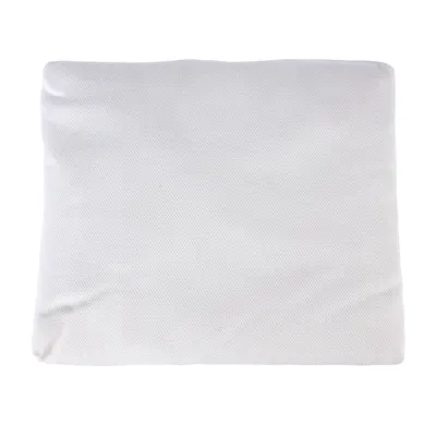 White square fabric pad with fine texture, suitable for various uses.