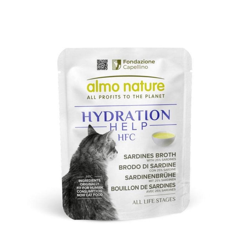Almo Nature HFC Natural 6 x 70 g +  Hydration Help 6 x 50 g za skvelú cenu
