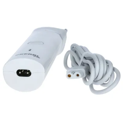 Kerbl Ladegerät mit weissem Kabel und Anschlussstecker, geeignet für elektrische Geräte.