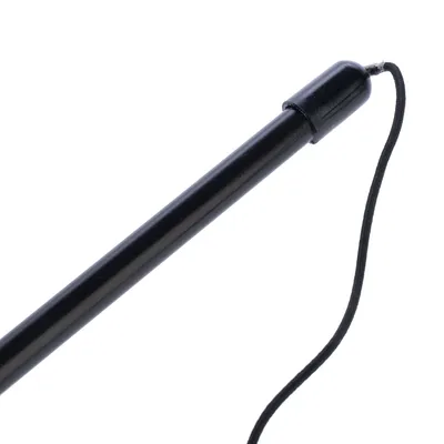Black rod with string, suitable for toys or accessories.