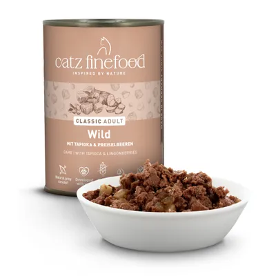 12 x 400 g catz finefood la pachet economic - Vânat 12 x 400 g catz finefood la pachet economic - Vânat