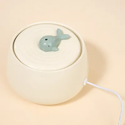 TIAKI Keramische Drinkfontein Wal