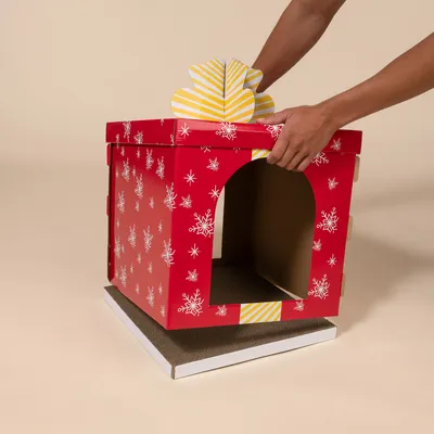 TIAKI Red Gift Box Scratching Furniture