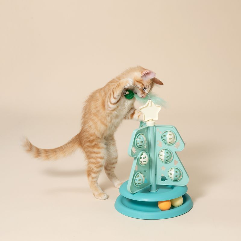 Árbol de Navidad TIAKI juguete para gatos
