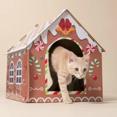 TIAKI Gingerbread House for Cats