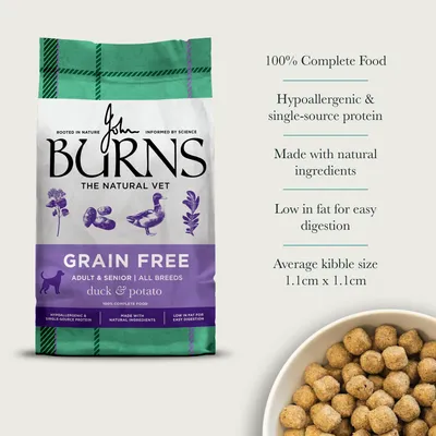 Burns Adult & Senior Sensitive Duck & Potato - 12 kg Burns Adult & Senior Sensitive Duck & Potato - 12 kg