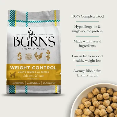 Burns Weight Control Adult & Senior - Chicken & Oats - 2kg