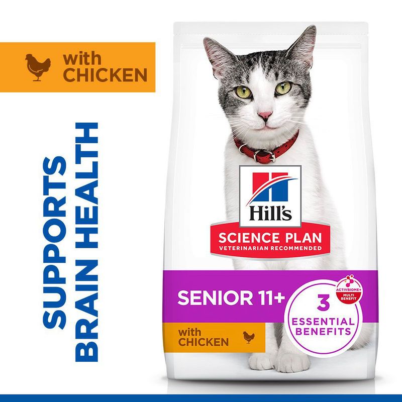 Hill's Science Plan Senior 11+ с пиле