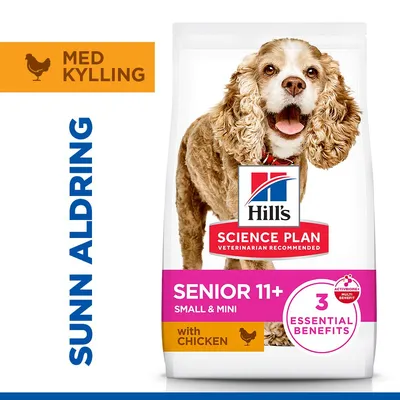 Hill's Science Plan Senior 11+ Small & Mini med kylling