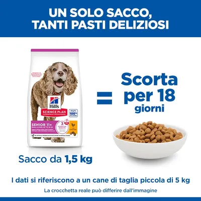 Hill's Science Plan Senior 11+ Small & Mini con Pollo
