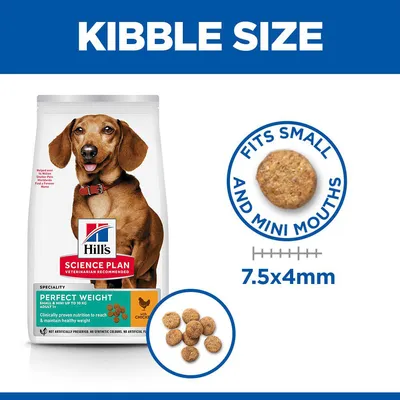 Hill's Science Plan Perfect Weight Adult 1+ Small & Mini with Chicken