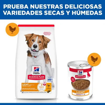 Hill's Science Plan Adult 1-6 Light Medium con pollo