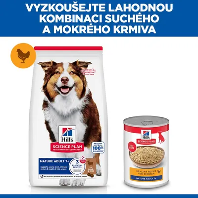 Hill's Science Plan Mature Adult 7+ Medium jahňacie a ryža