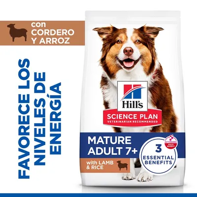 Hill's Science Plan Mature Adult 7+ Medium cordero y arroz Hill's Science Plan Mature Adult 7+ Medium cordero y arroz