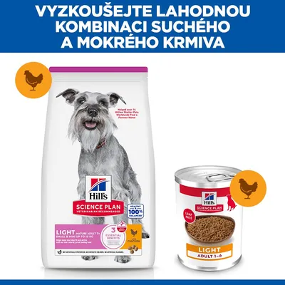 Hill's Science Plan Mature Adult 7+ Small & Mini Light kuracie