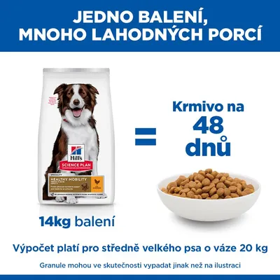 Hill's Science Plan Healthy Mobility Adult 1+ Medium kuracie