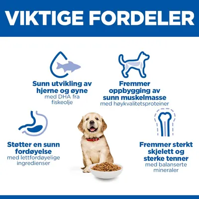 Hill's Science Plan Puppy <1 Large med kylling