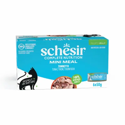 Schesir Complete Nutrition filé i gelé 6 x 50 g i burk