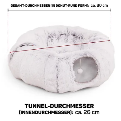 Canadian Cat Company Donut-Tunnel inkl. Liegekissen