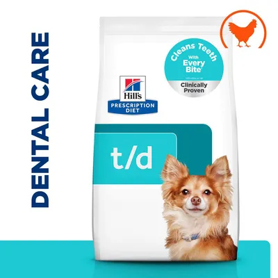 Hill's Prescription Diet t/d Mini Dental Care csirke kutyatáp