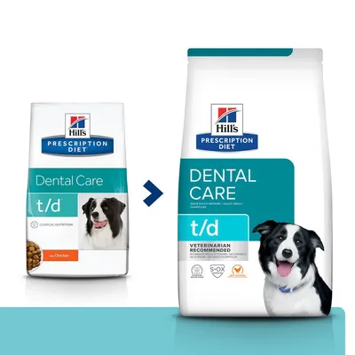 Hill's Prescription Diet t/d Dental Care csirke kutyatáp