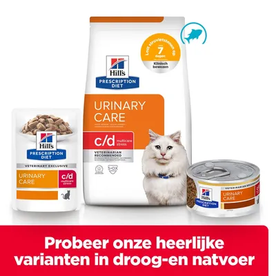 Hill's Prescription Diet c/d Multicare Stress Urinary Care met Zeevis