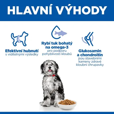 Hill's Science Plan Perfect Weight a Active Mobility Adult 1+ Medium s kuřecím