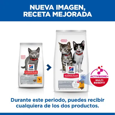 Hill's Science Plan Sterilised Kitten <1 con pollo