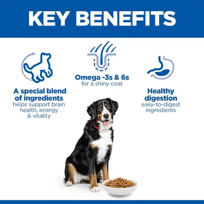 Hill's Science Plan Senior Vitality Mature Adult 6+ Large with Chicken Hill's Science Plan Senior Vitality Mature Adult 6+ Large with Chicken