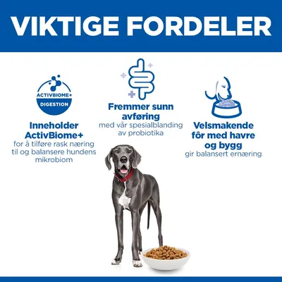 Hill's Science Plan Perfect Digestion Adult Large med kylling & brun ris