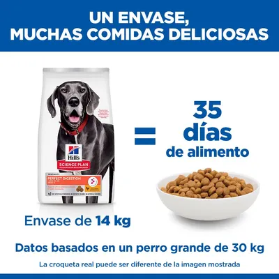 Hill's Science Plan Perfect Digestion Adult Large pollo y arroz integral