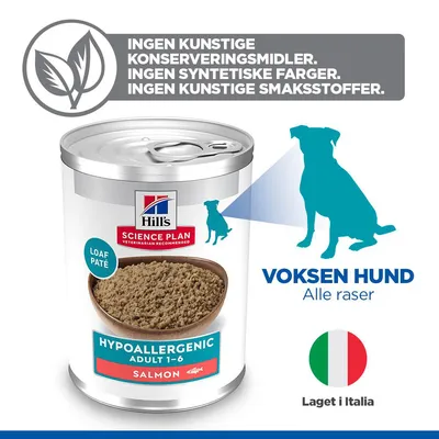 Hill's Science Plan Adult Hypoallergenic med laks Hill's Science Plan Adult Hypoallergenic med laks